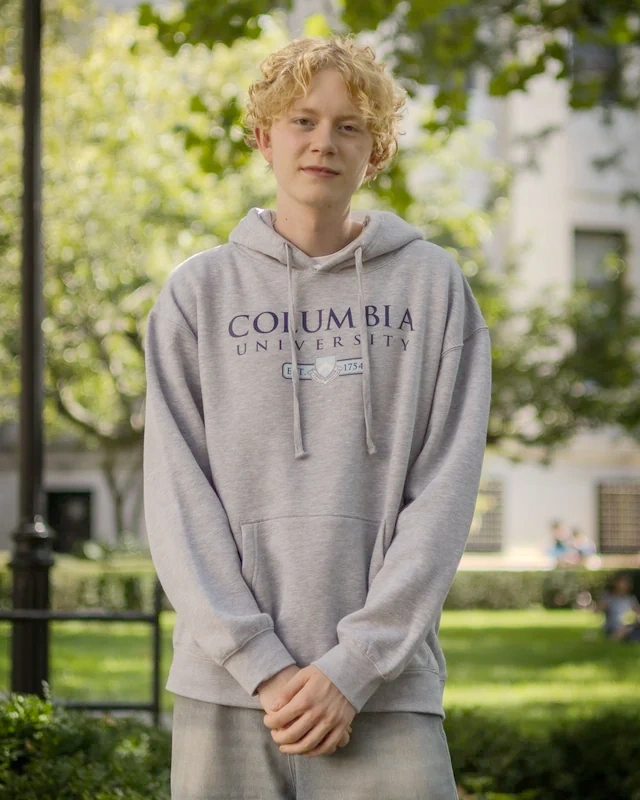 Alex, admitted to Columbia