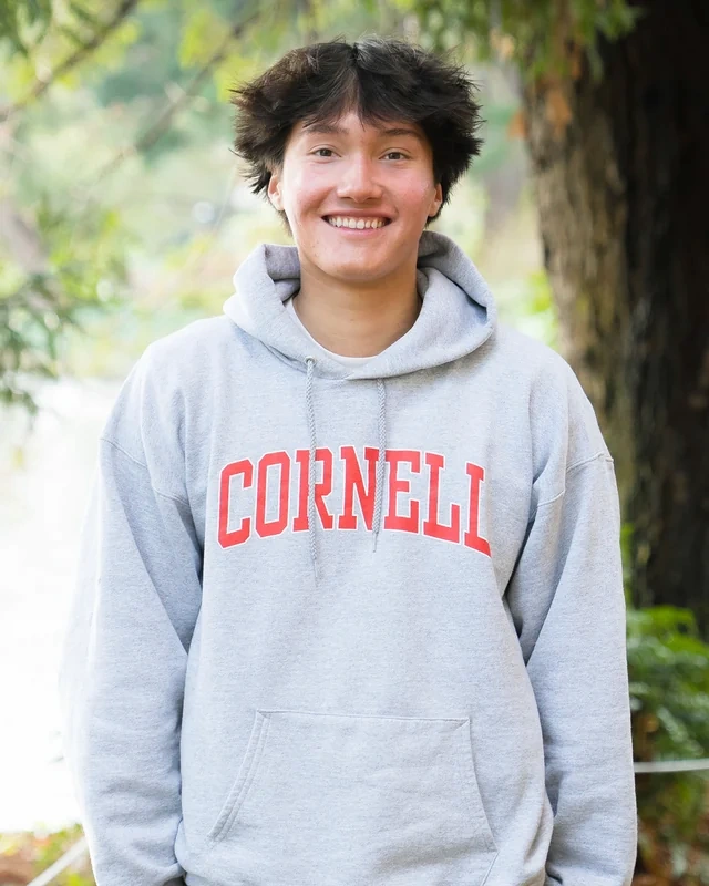 Alex, admitted to Cornell